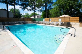 Crystal clear swimming pool